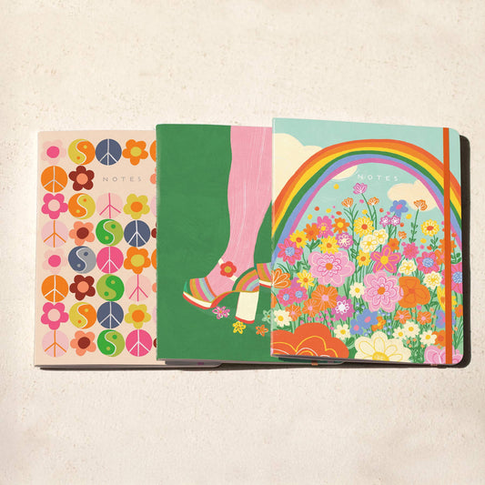 Happy Pride Seedlings Sewn Trio Notebook Set