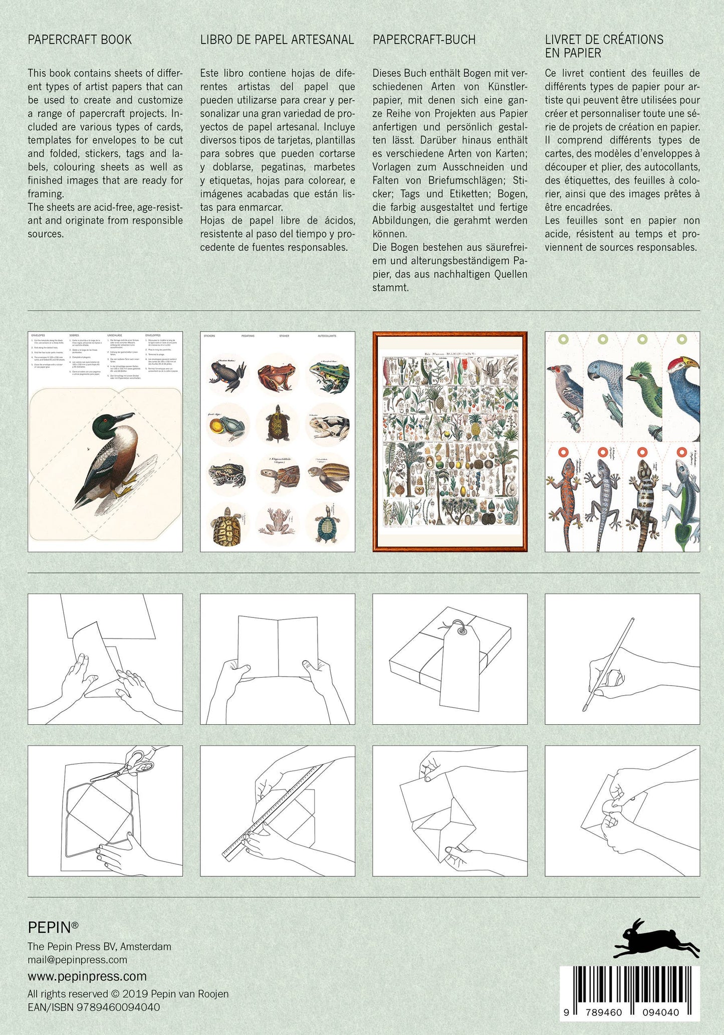 Papercraft Book: Natural History