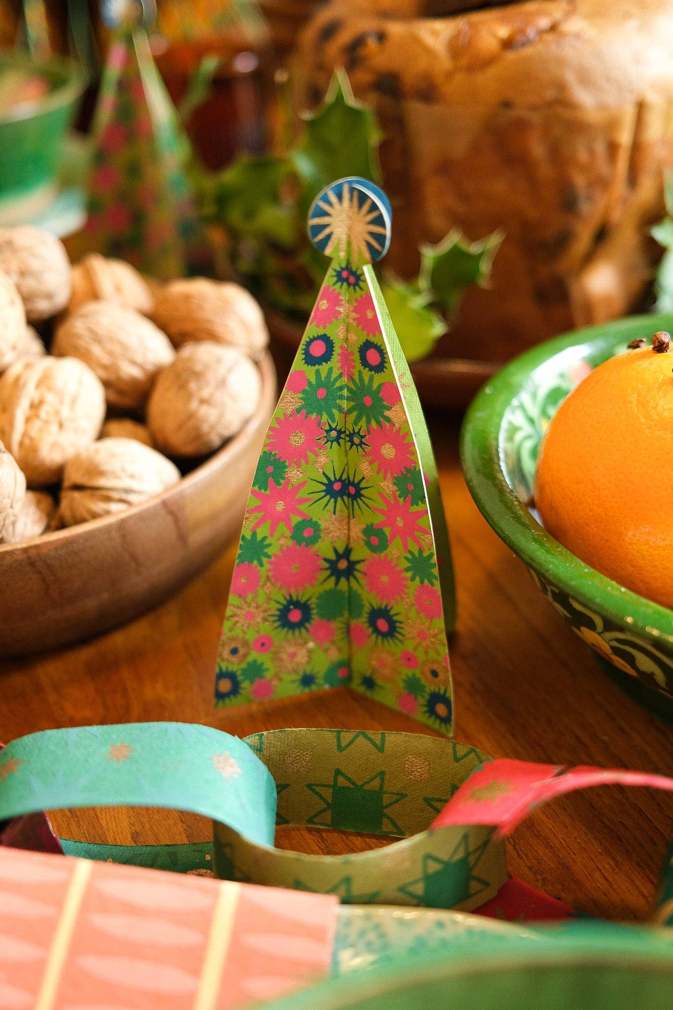 Star Tree Greeting Card