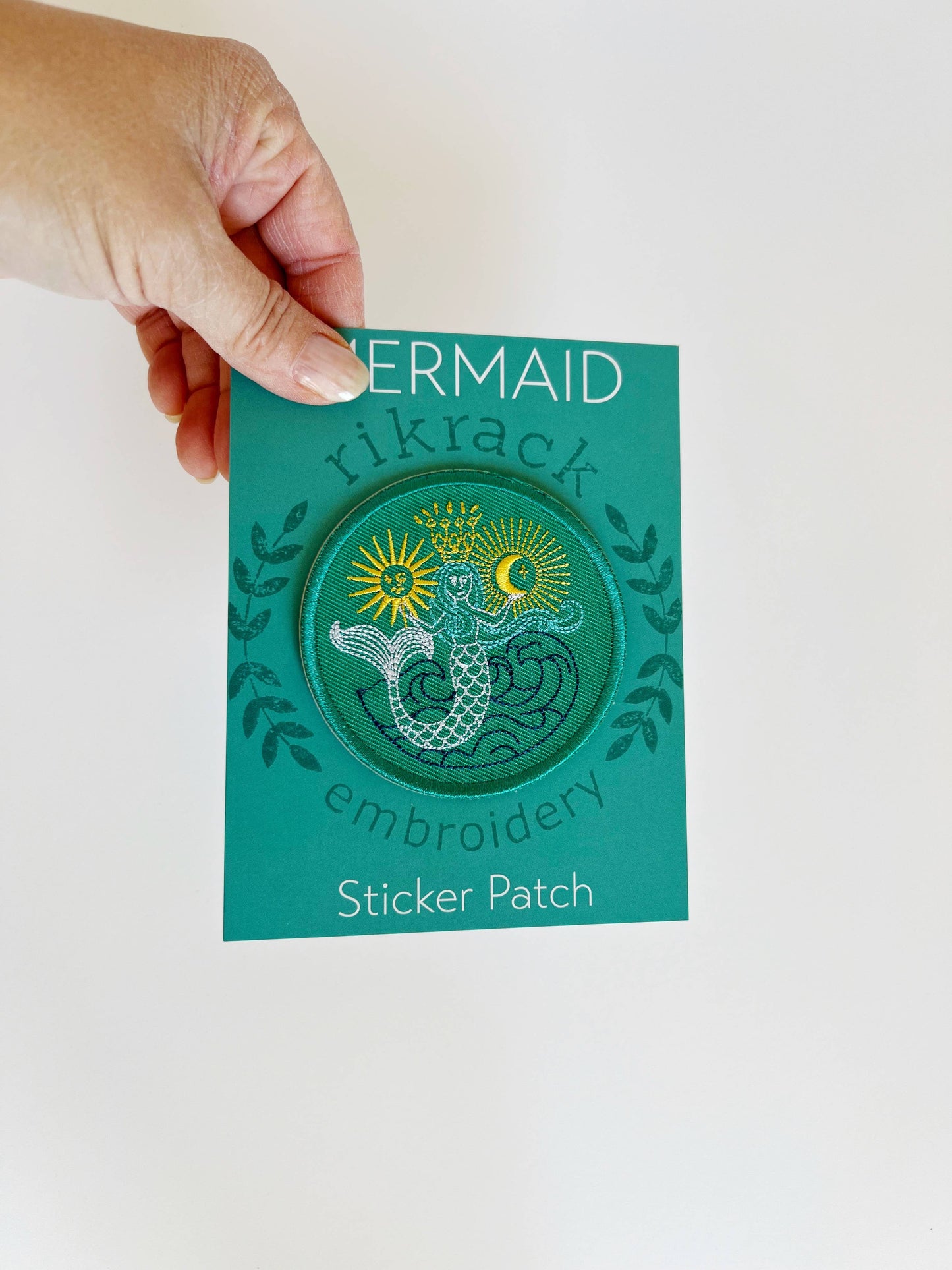 Mermaid Embroidered Sticker Patch