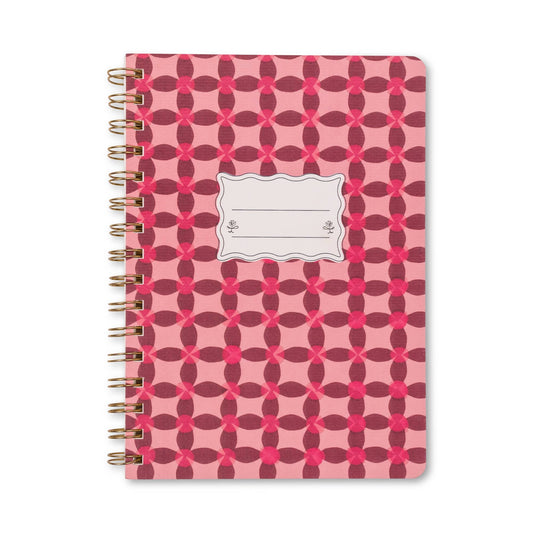 Pinwheel Pink Notebook