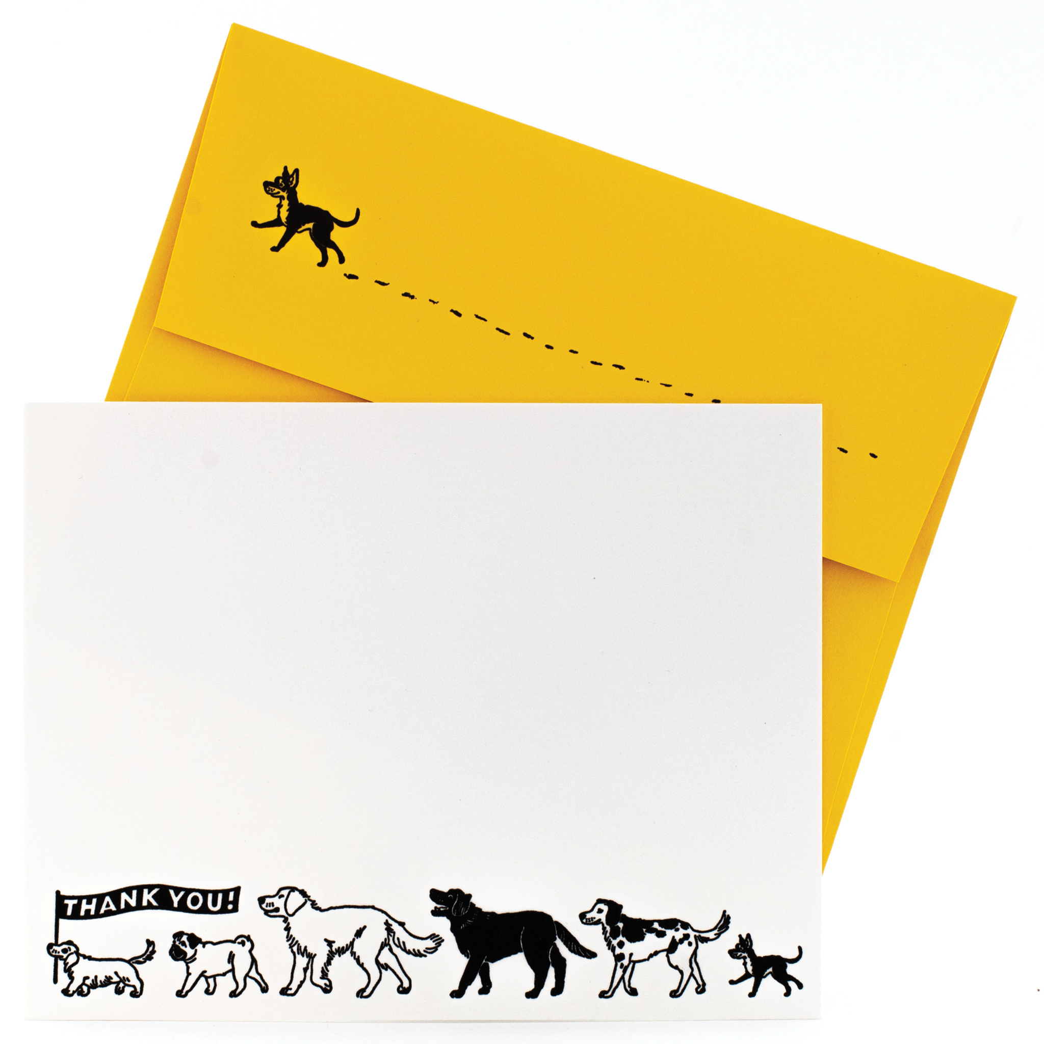 Dog Parade Note Cards with Letterpress Envelopes – The Paper Canopy