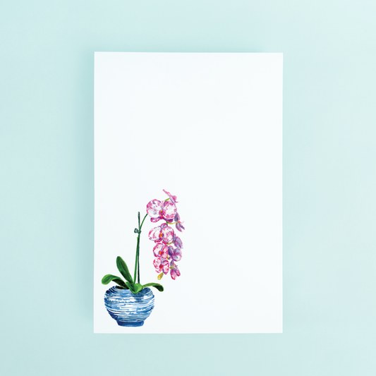 Orchid Watercolor Notepad