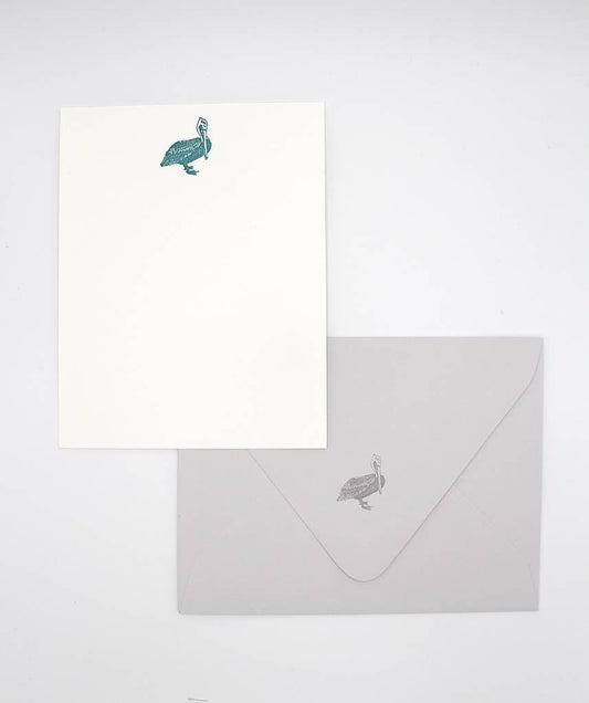 Pelican Flat Card Pack - Letterpress