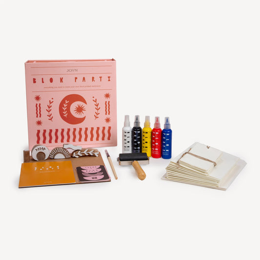 Block Printing Kit - Cosmic Stationery