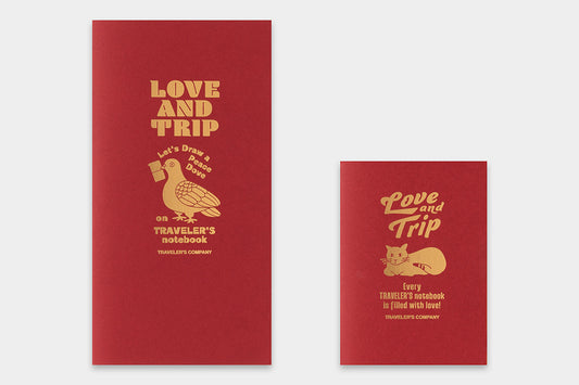 TRAVELER'S Notebook Refill - LOVE AND TRIP