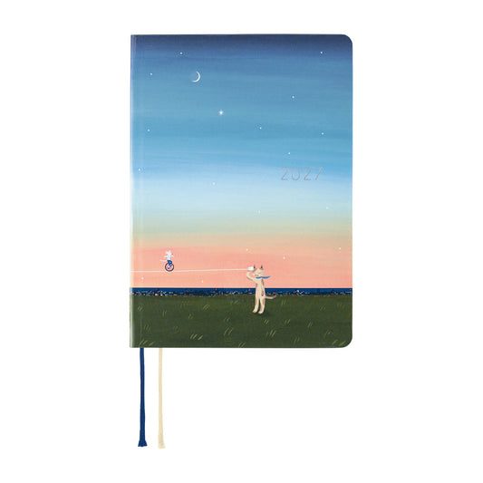 2027 Hobonichi A6 Hon - Hiroko Kubota: String Telephone Until the Moon is Full