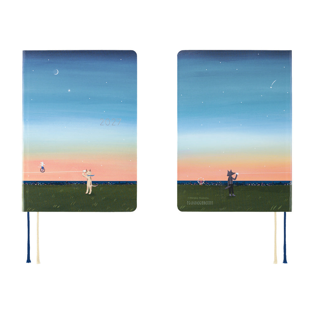 2027 Hobonichi A6 Hon - Hiroko Kubota: String Telephone Until the Moon is Full