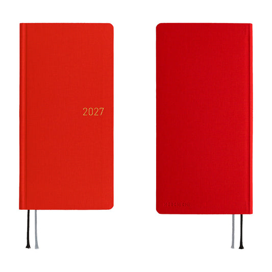 2027 Hobonichi Weeks Mega: Poppy