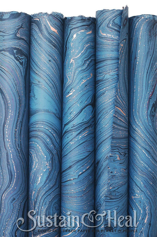 Dark Blue Marble Sheet