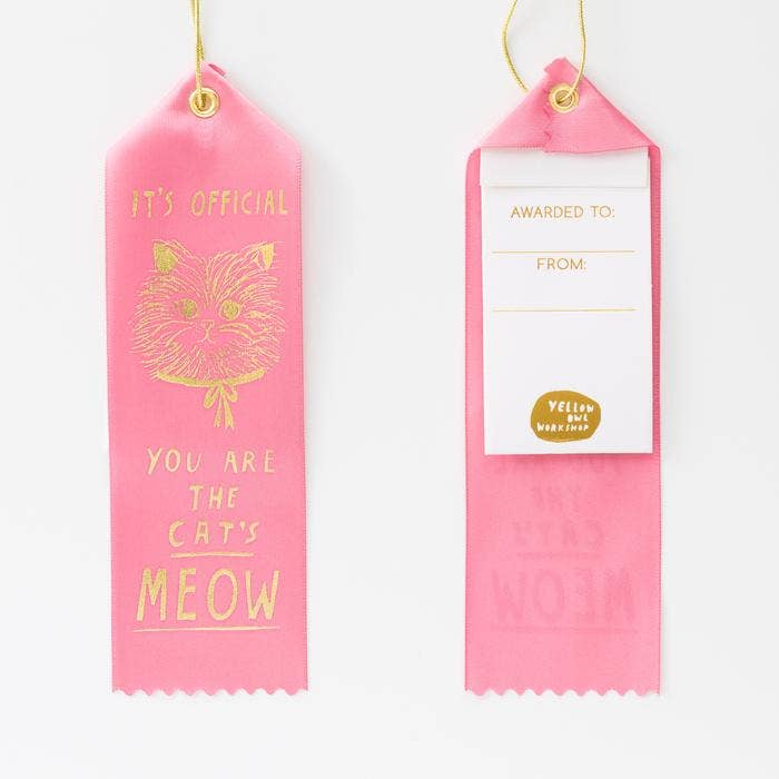 Cat Meow Award Ribbon