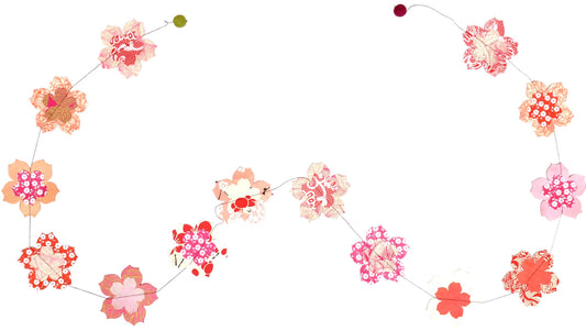 Sakura Blossom Paper Garland