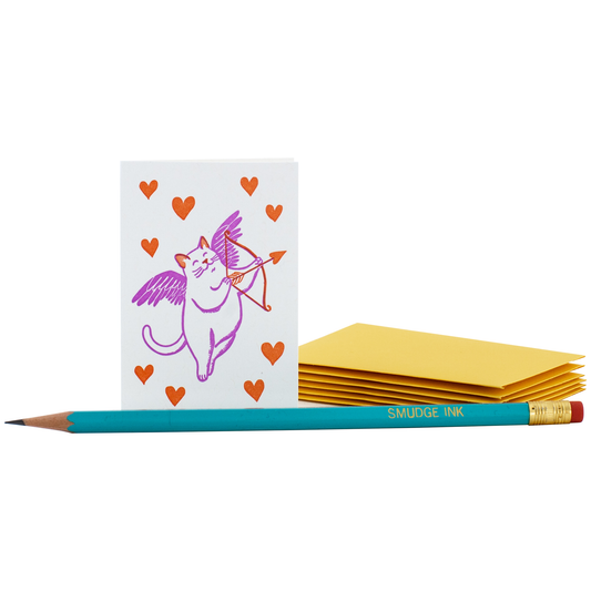 Mini Cupid Cat Enclosure Card
