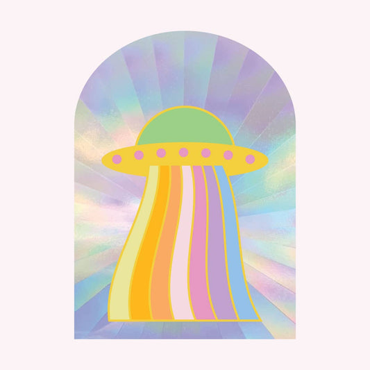 Sun Catcher Decal - UFO: Original