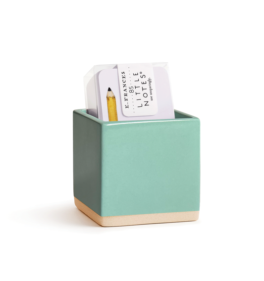 Little Notes® Ceramic Holder | Minty