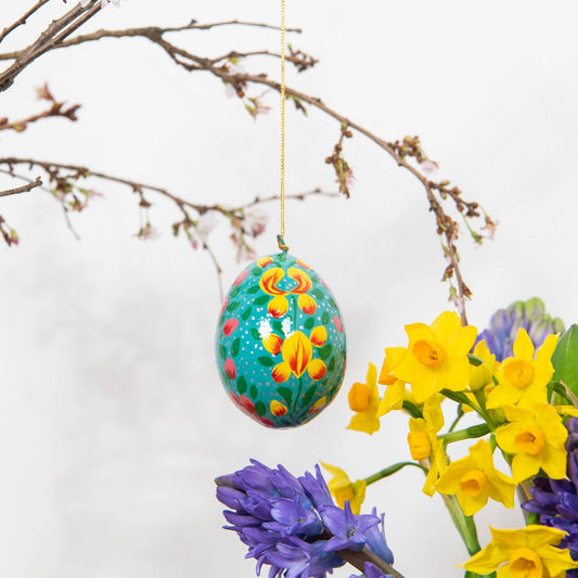 Turquoise Easter Egg