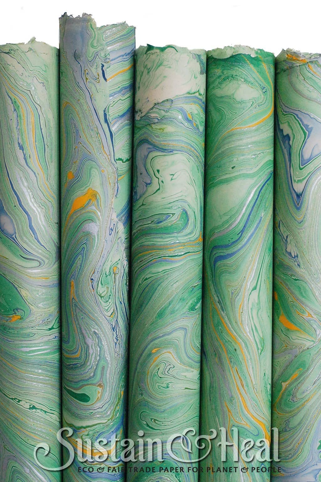 Green and Blue Marble Sheet