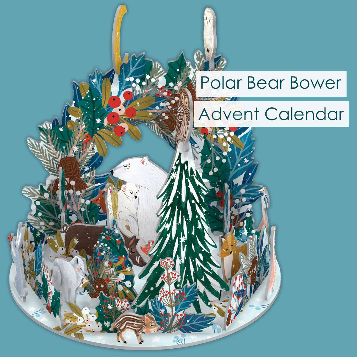 Polar Bear Bower Advent Pop & Slot Advent Large