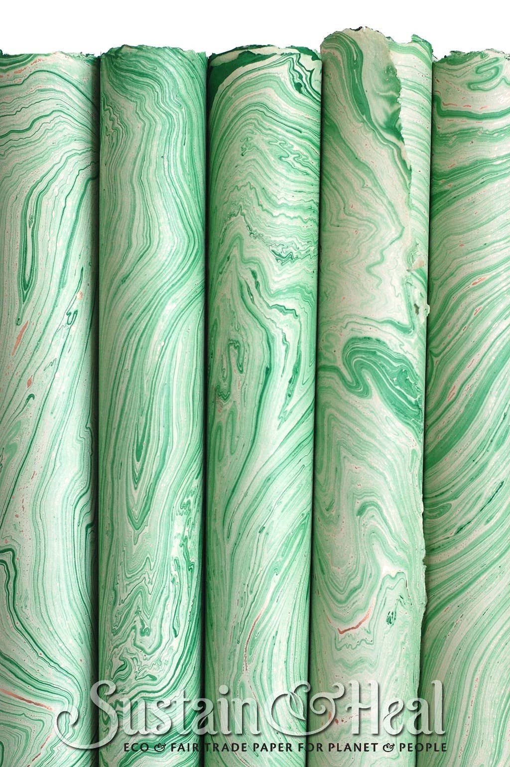 Mint Green Marble Sheet