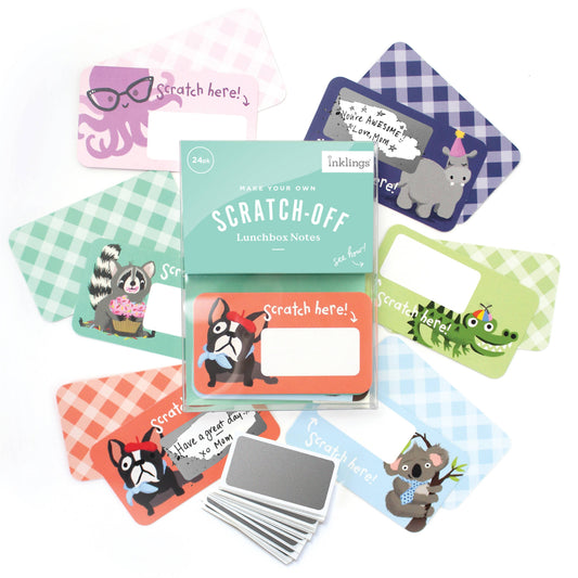 Scratch-off Lunchbox Notes - Edition 10 Animals
