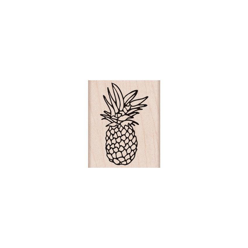 Pineapple Handmade Rubber Stamp