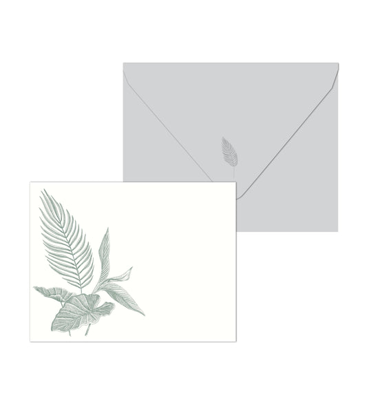 Tropical Flat Card Pack - Letterpress