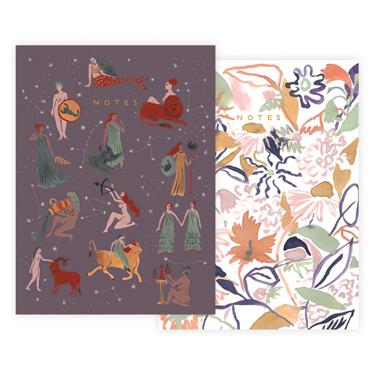 Astrological Ladies Notebook Set
