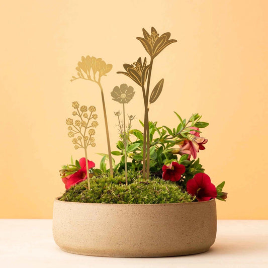 Brass Bloom Decorations
