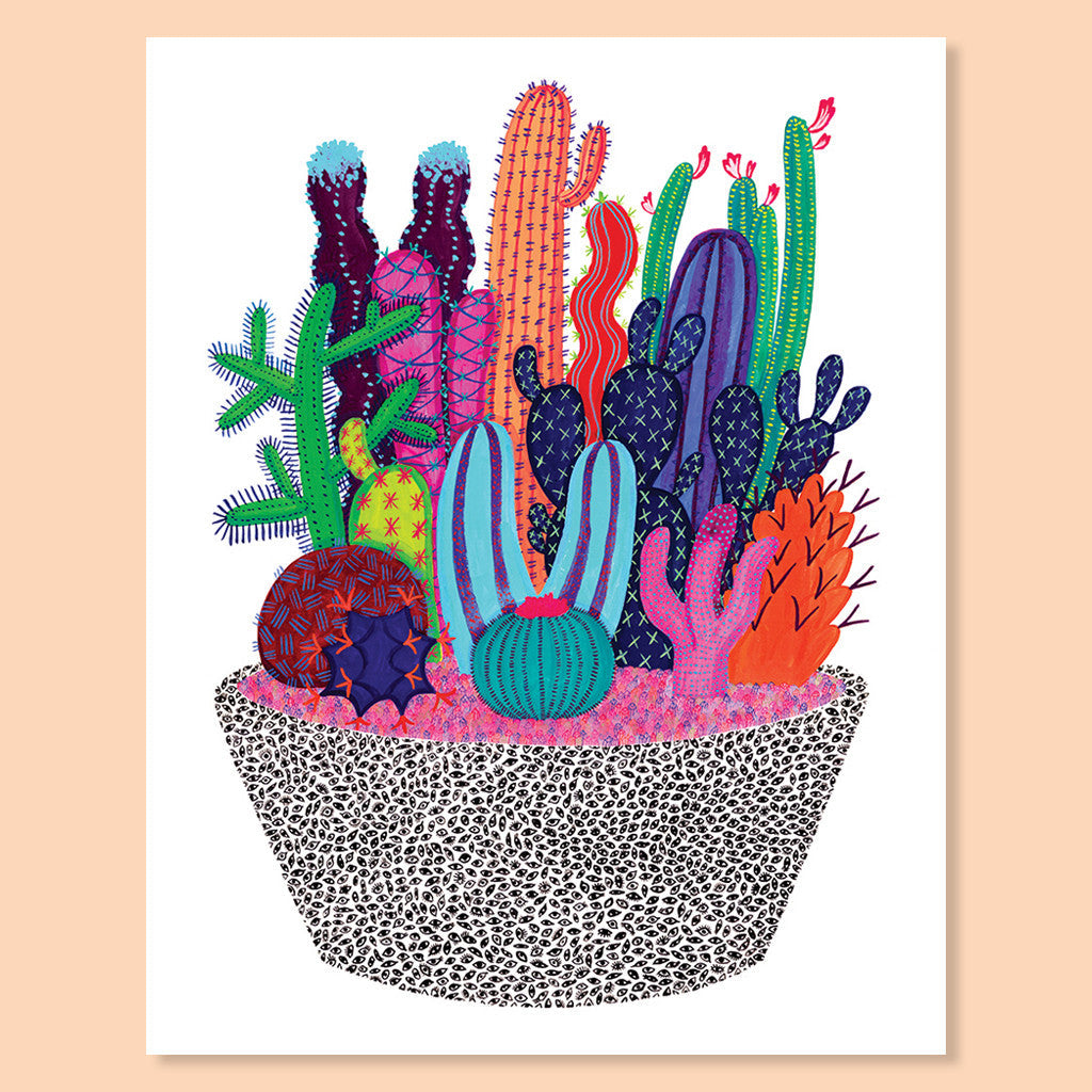 Cactus Vision Art Print
