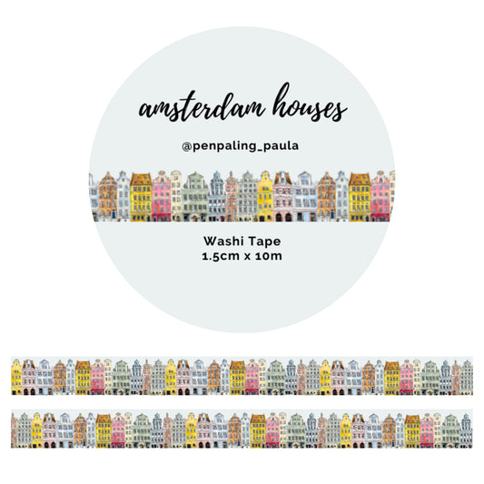 Row Houses Washi Tape