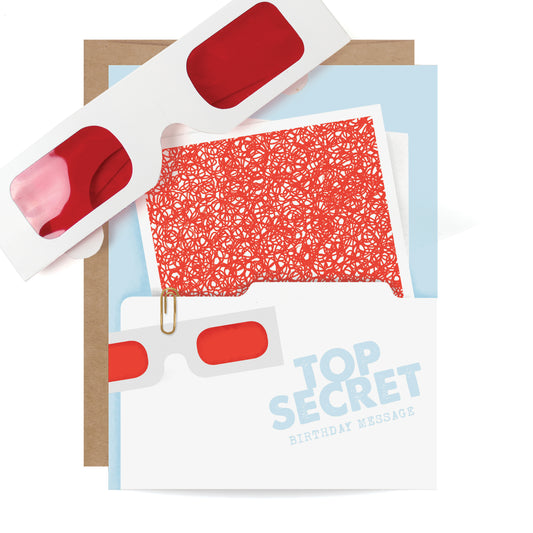 Secret File Decoder Greeting Card