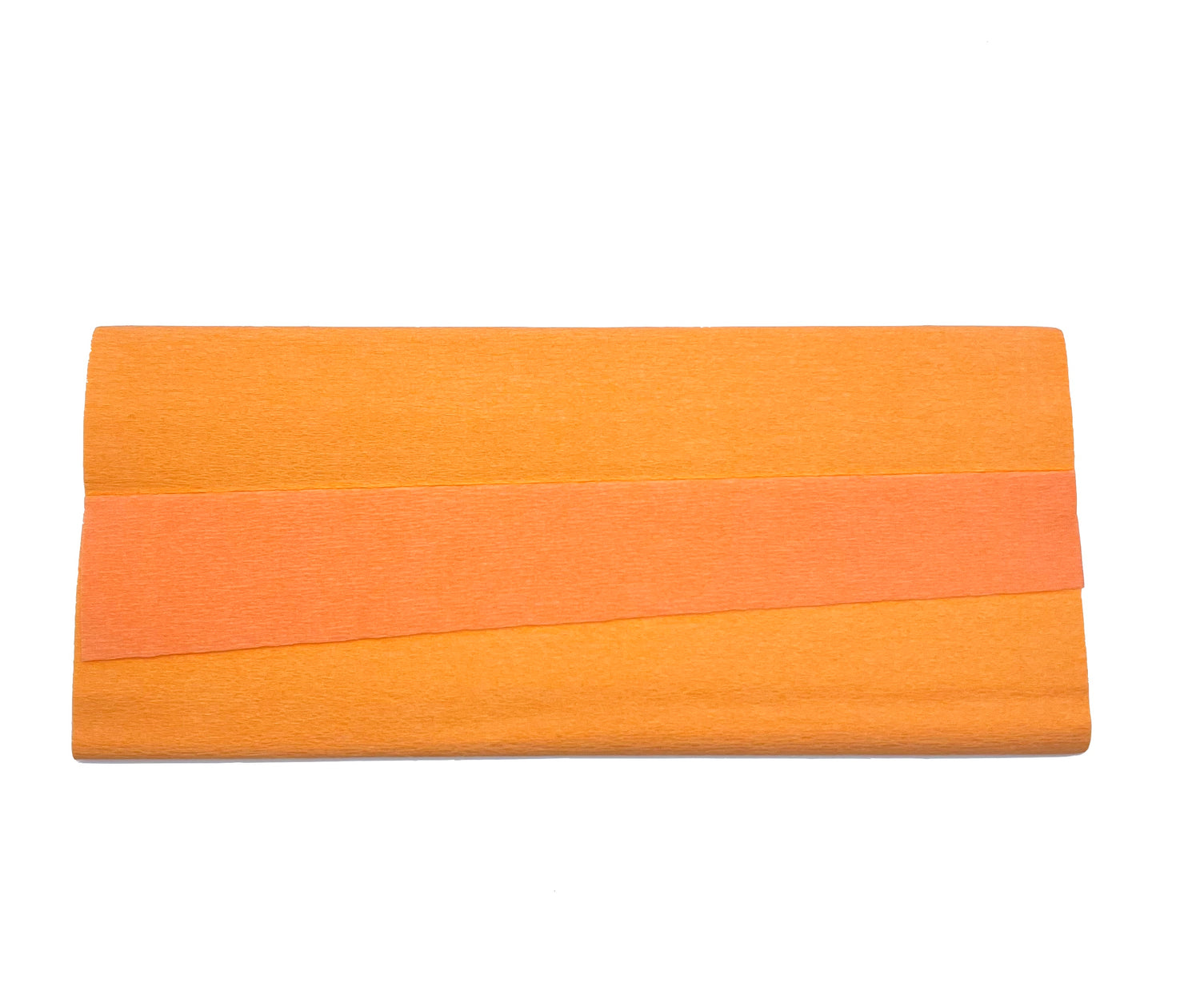 Crepe Paper - Double Sided Orange and Yellow - 100 mm - 12 sheets