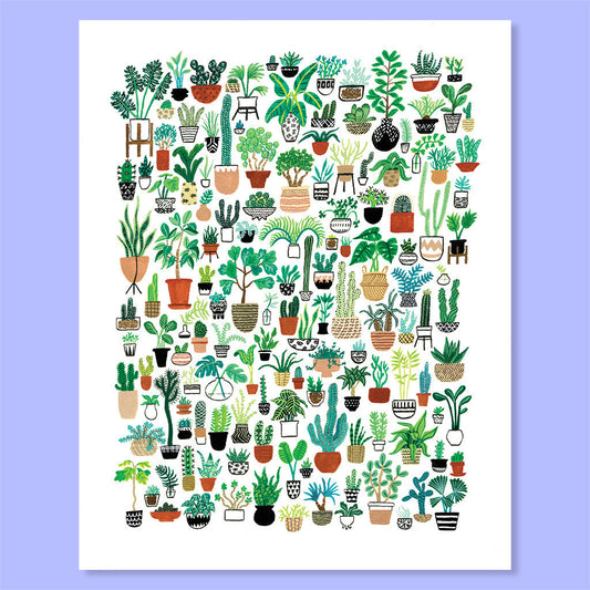 Plant Party Art Print