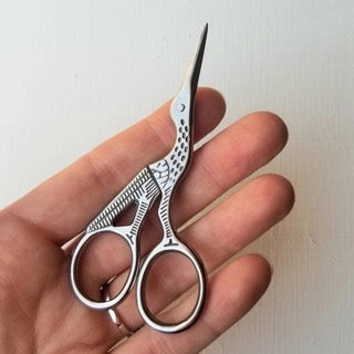 Classic Crane Embroidery Scissors