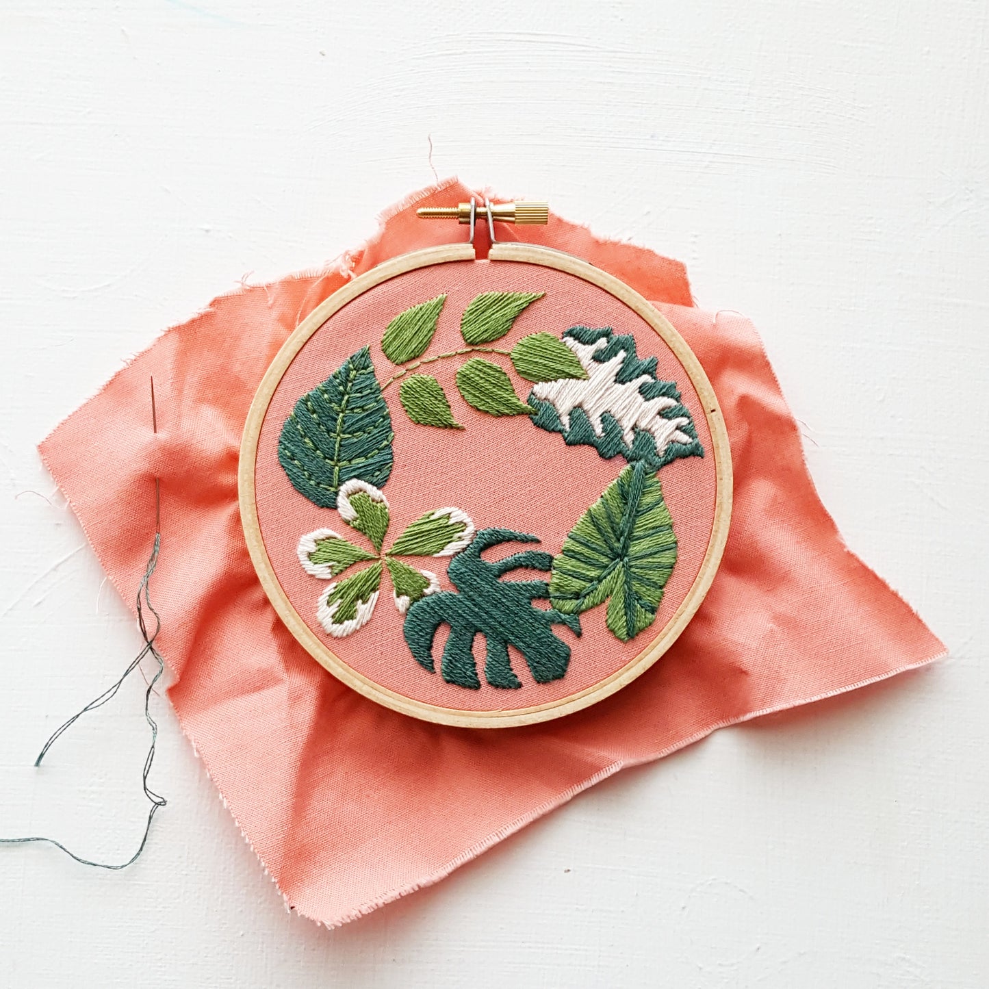 Embroidery Beginner's Kit - Tropical Plants