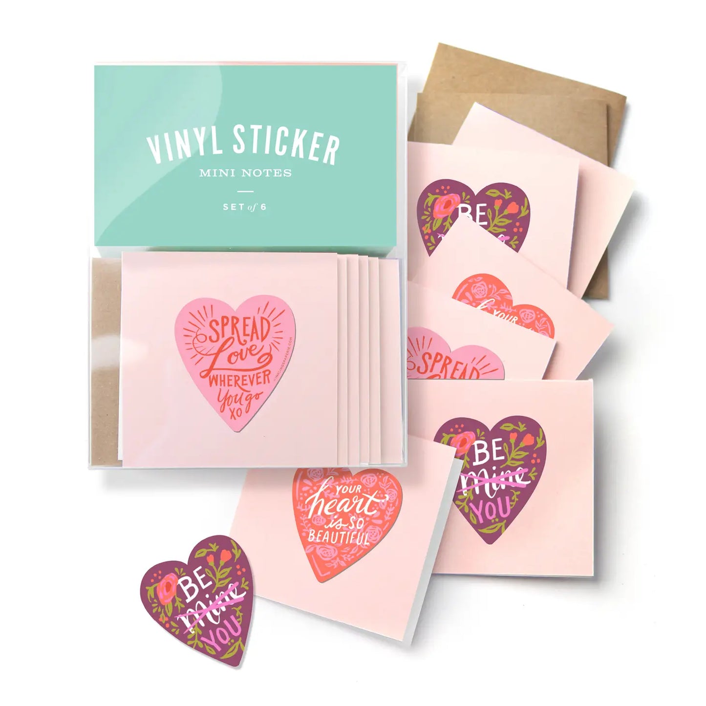 Mini Heart Card with Sticker