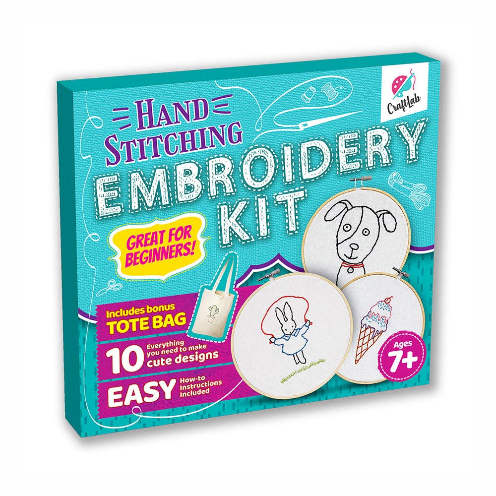 Hand Stitching Embroidery Kit