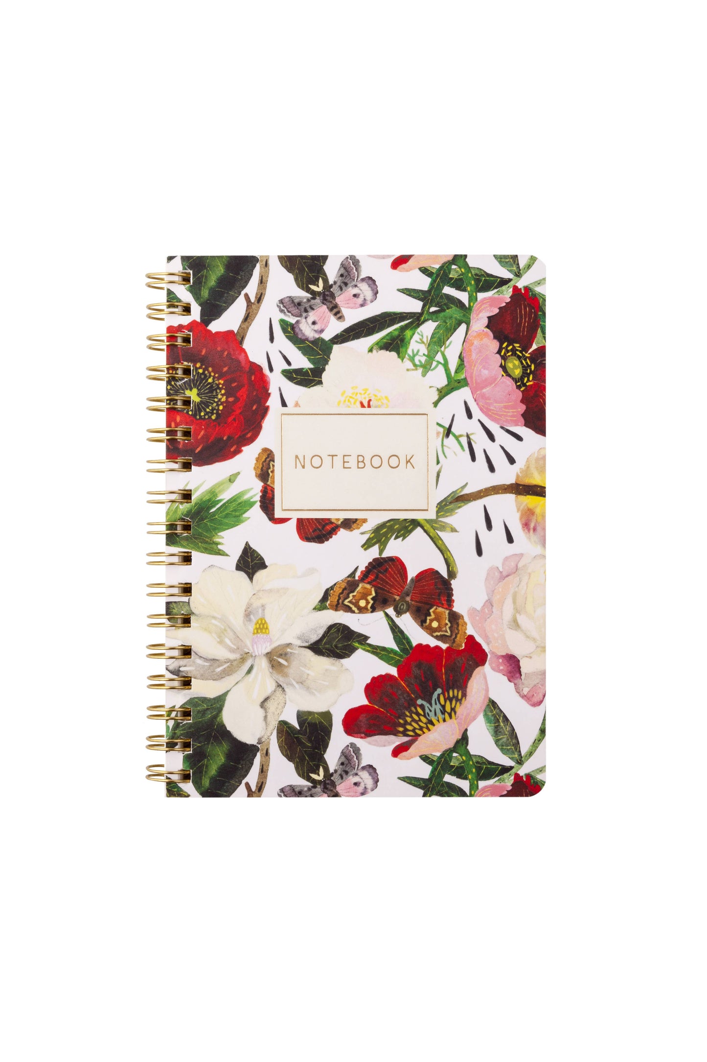 Small Spiral Notebook - Peonies