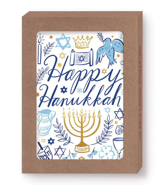 Happy Hanukkah Boxed Holiday Cards