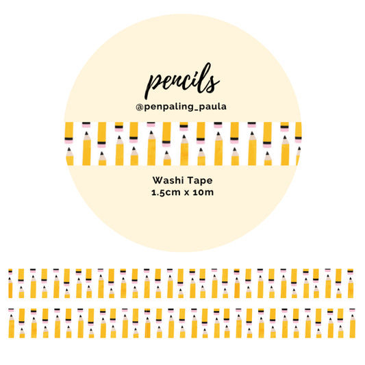 Pencils Washi Tape