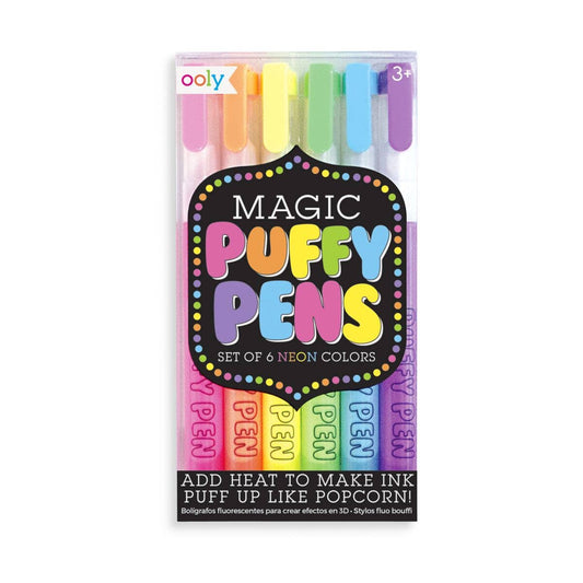 Magic Neon Puffy Pens.