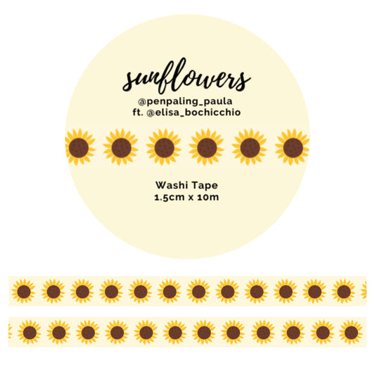 Sunflower Washi Tape